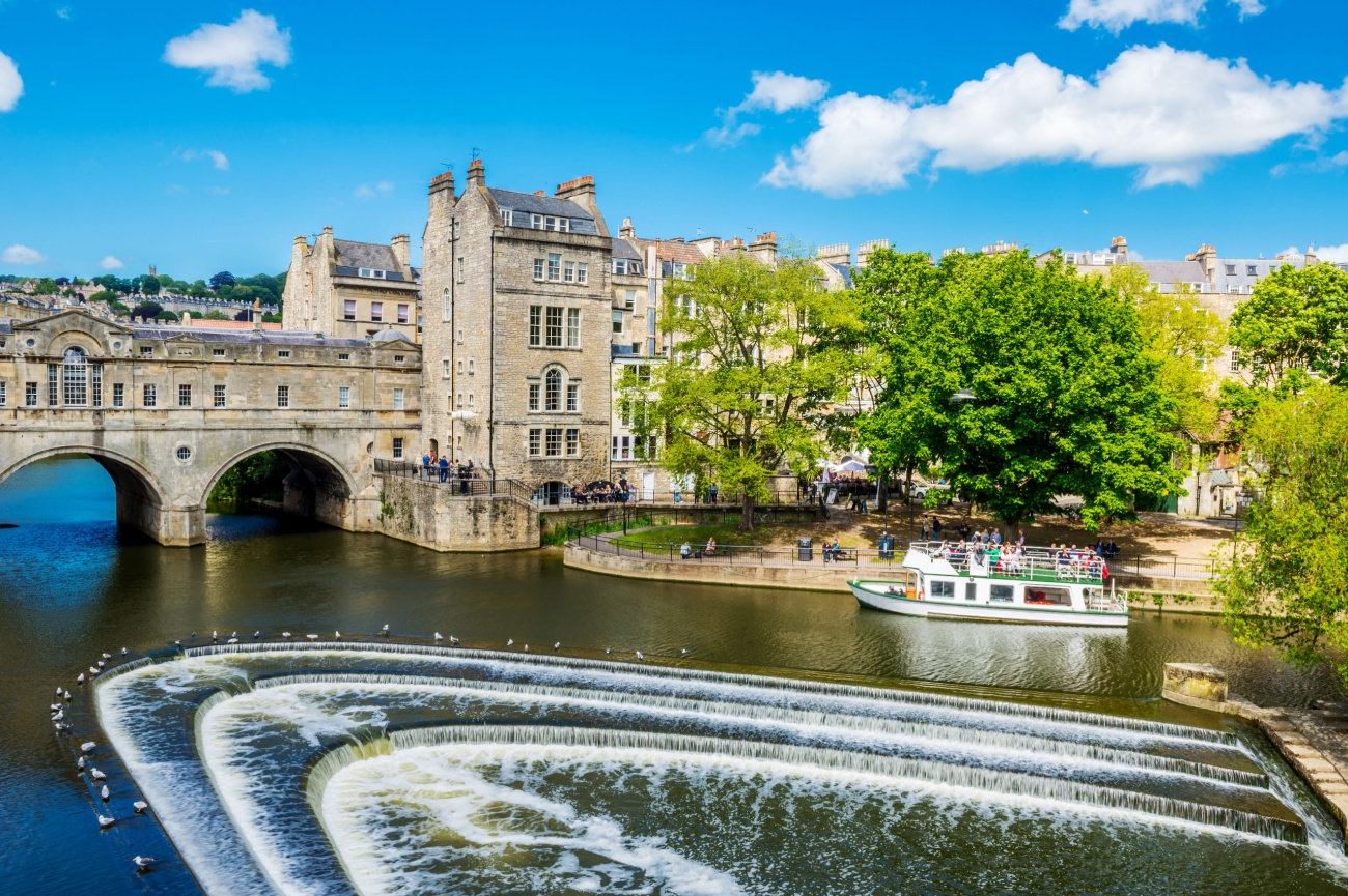 Boat Cruise, Bath, Somerset, England, UK