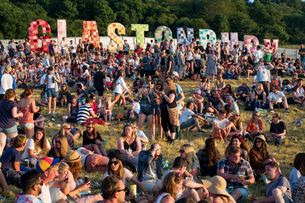 Glastonbury Festival in Glastonbury, UK