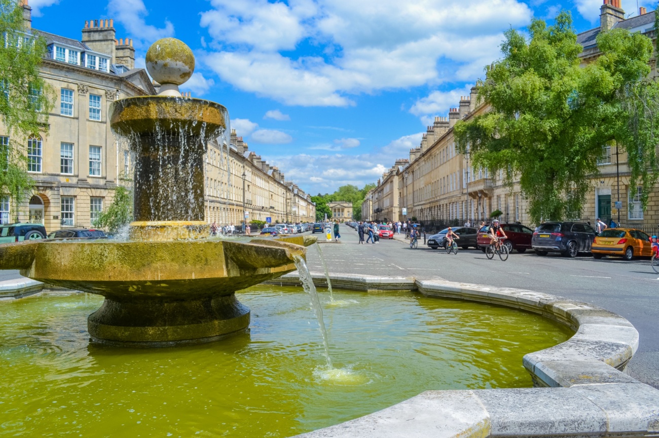 Great Pulteney Street, Bath, Somerset, UK