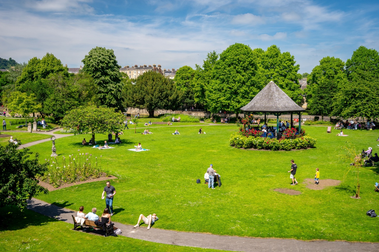 Parade Gardens, Bath, Somerset, UK