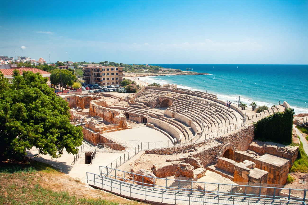 Roman amphitheater in Tarragona, Spain