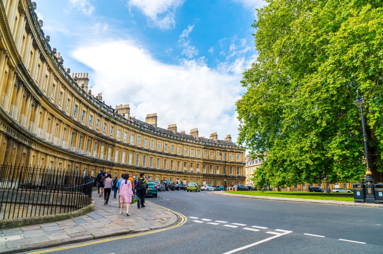 The Circus, Bath, Somerset, England, UK